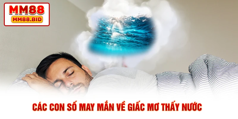 Các con số may mắn về giấc mơ thấy nước